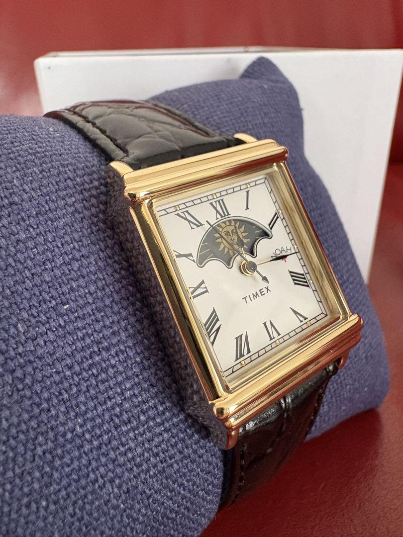 TIMEX NOAH レザー時計 Sun and Moon Watch