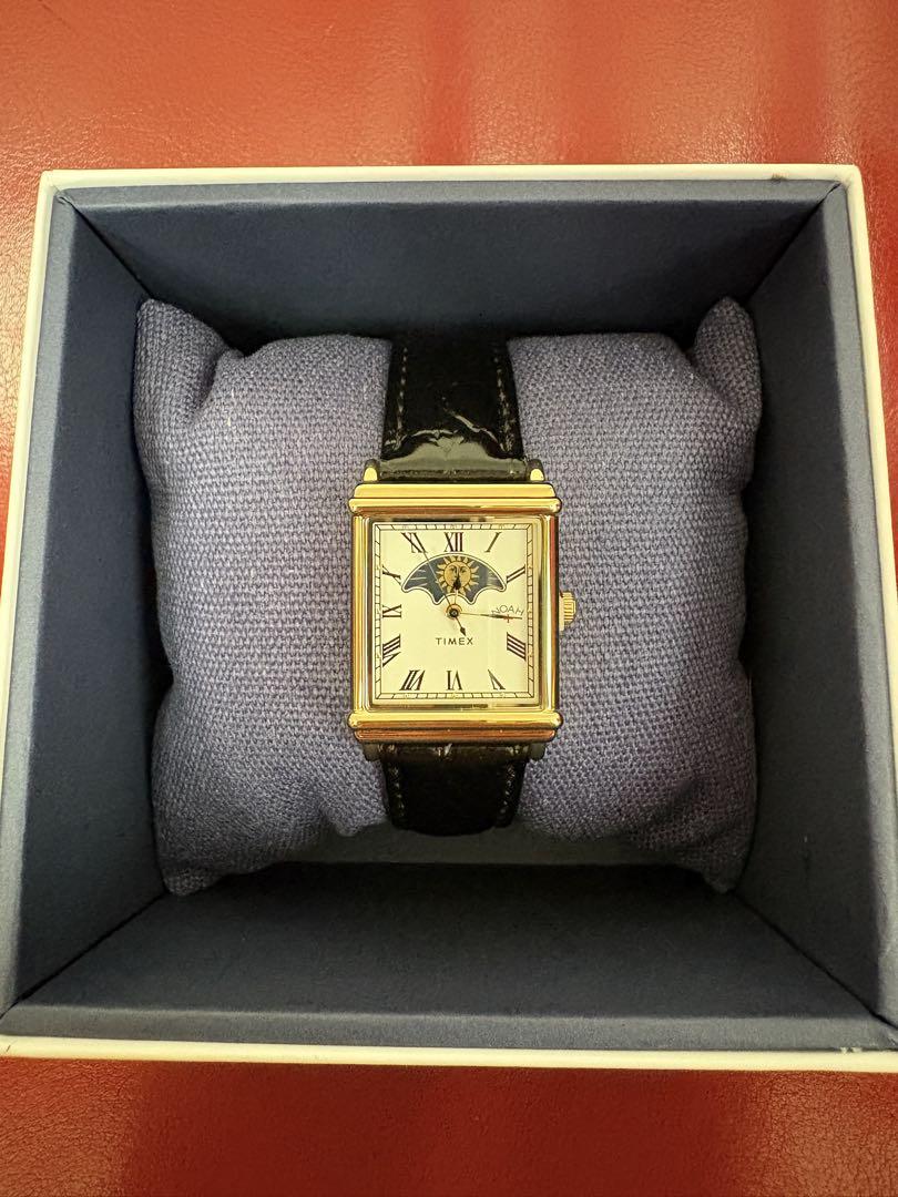 TIMEX NOAH レザー時計 Sun and Moon Watch