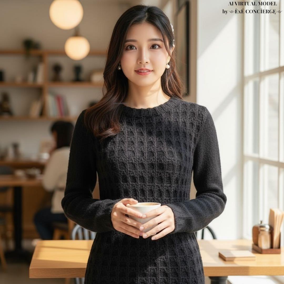 エルマンノシェルビーノ レースエンブロイダリー モヘヤアルパカ シアーエアニット エルマンノシェルビーノ レースエンブロイダリー モヘヤアルパカ シアーエアニット