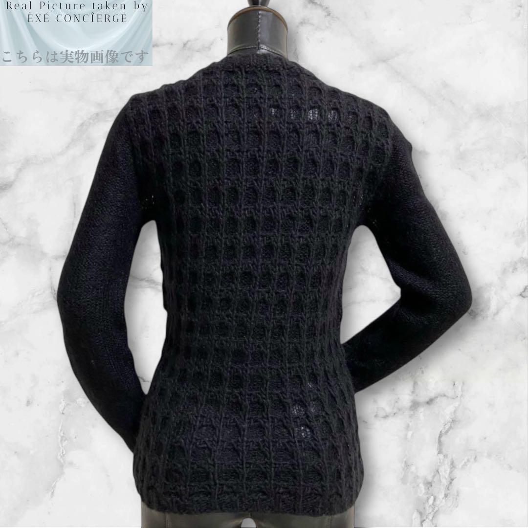 エルマンノシェルビーノ レースエンブロイダリー モヘヤアルパカ シアーエアニット エルマンノシェルビーノ レースエンブロイダリー モヘヤアルパカ シアーエアニット