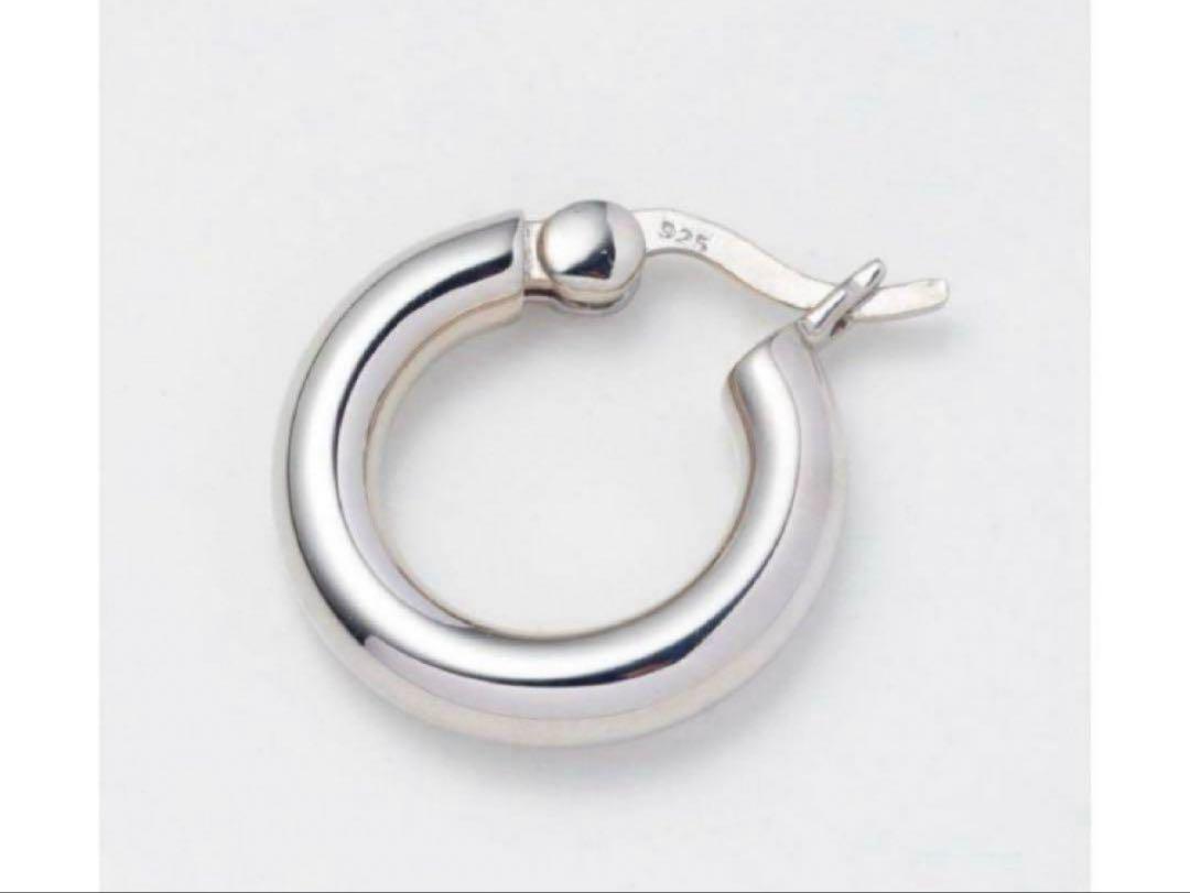 TOMWOOD シルバー フープピアス 片耳用 TOM WOOD TOMWOOD トムウッド ピアス Classic Hoop Small Silver