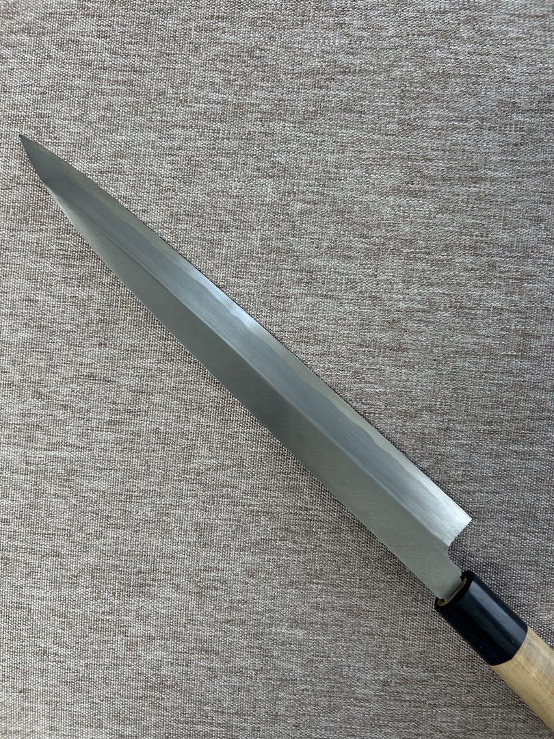 柳刃 包丁 ステンレススチール 木製ハンドル 240mm - メルカリ
