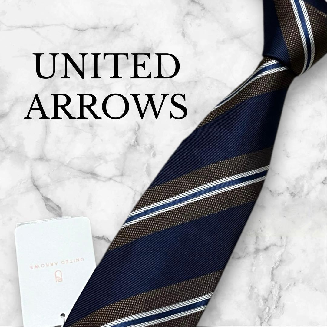 【未使用】UNITED ARROWS ユナイテッドアローズ　ネクタイ　ストライプ