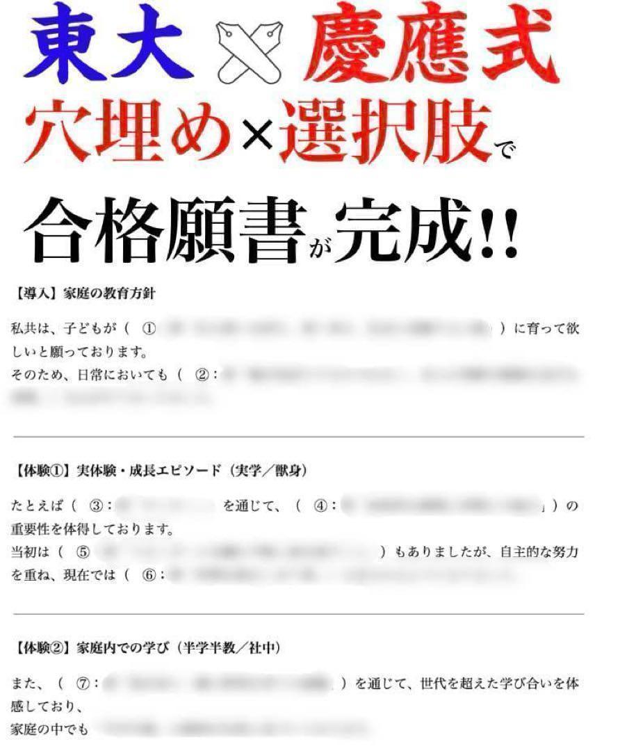 慶應義塾横浜初等部 過去問 問題集 願書 早稲田実業初等部 慶應