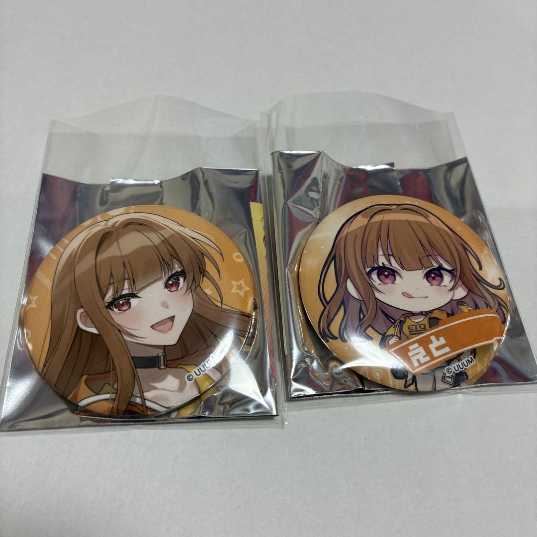 からぴち カラフルピーチタワー 東京タワー 缶バッジ えと