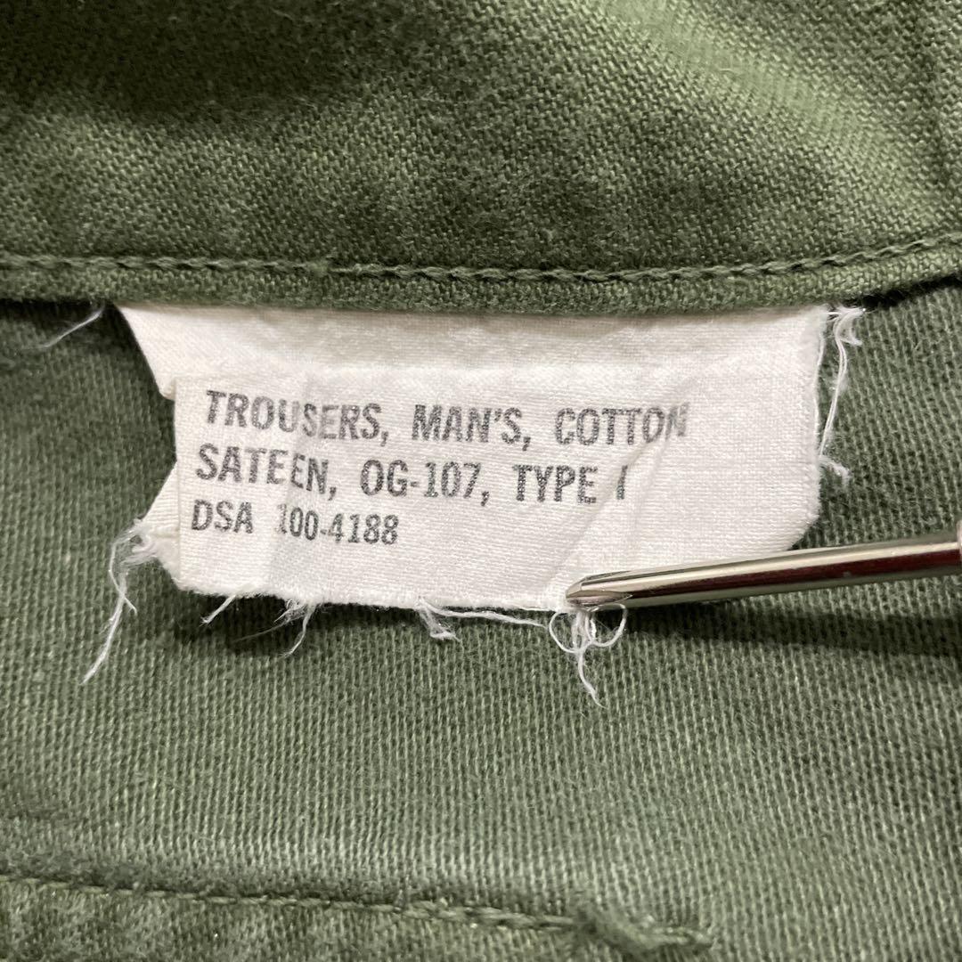 60s 米軍 us.army og107 ベイカーパンツ W32 L29