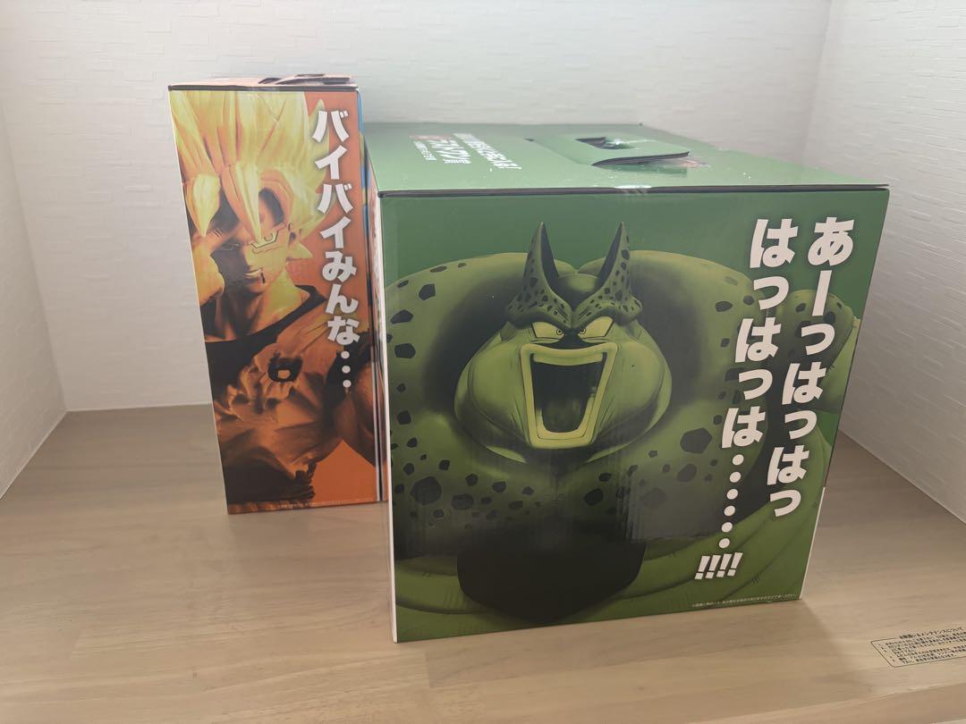 【新品未開封】ドラゴンボール フィギュア　一番くじ　セル　悟空　2点セット 新品未開封】ドラゴンボール フィギュア 一番くじ セル 悟空 2点