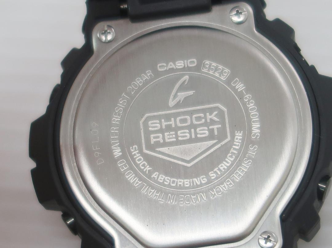 G-SHOCK 腕時計 DW-6900UMS MAT BLACK RED EYE