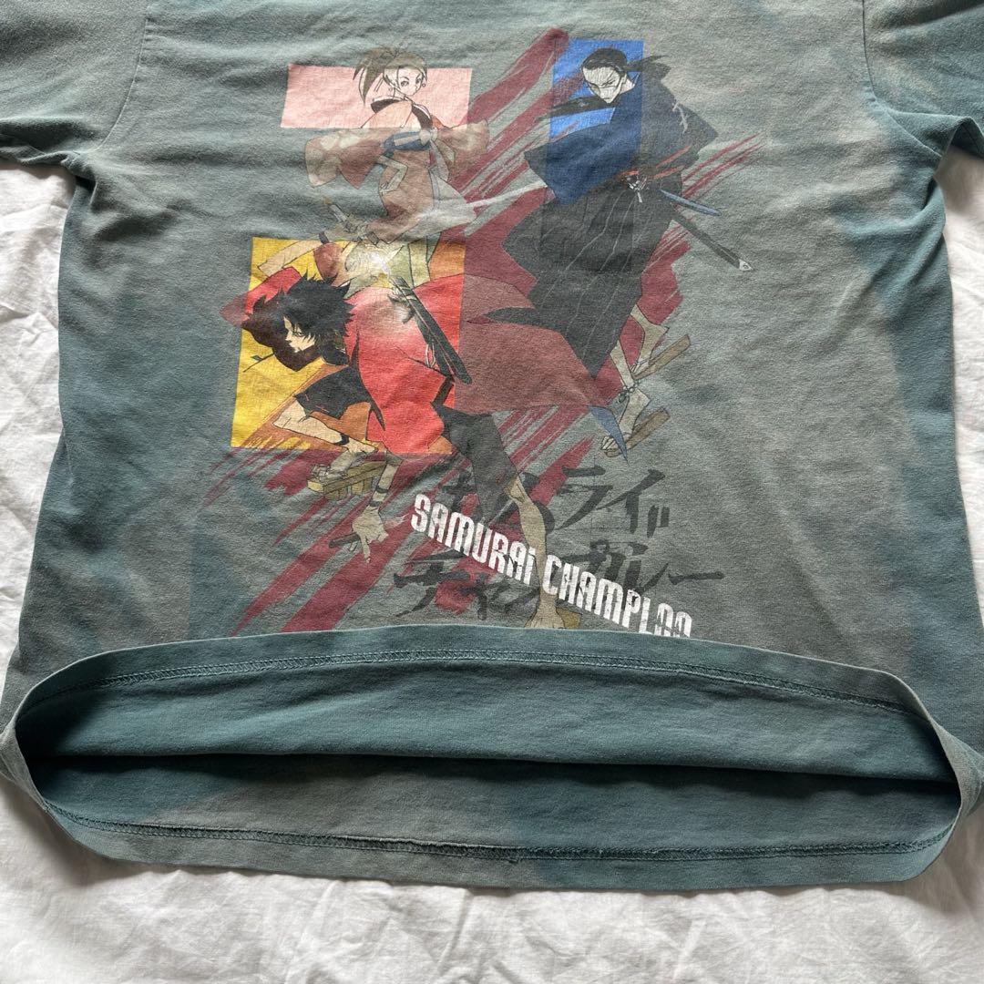 [スペシャル/giantタグ/M/00s]サムライチャンプルー Tシャツ