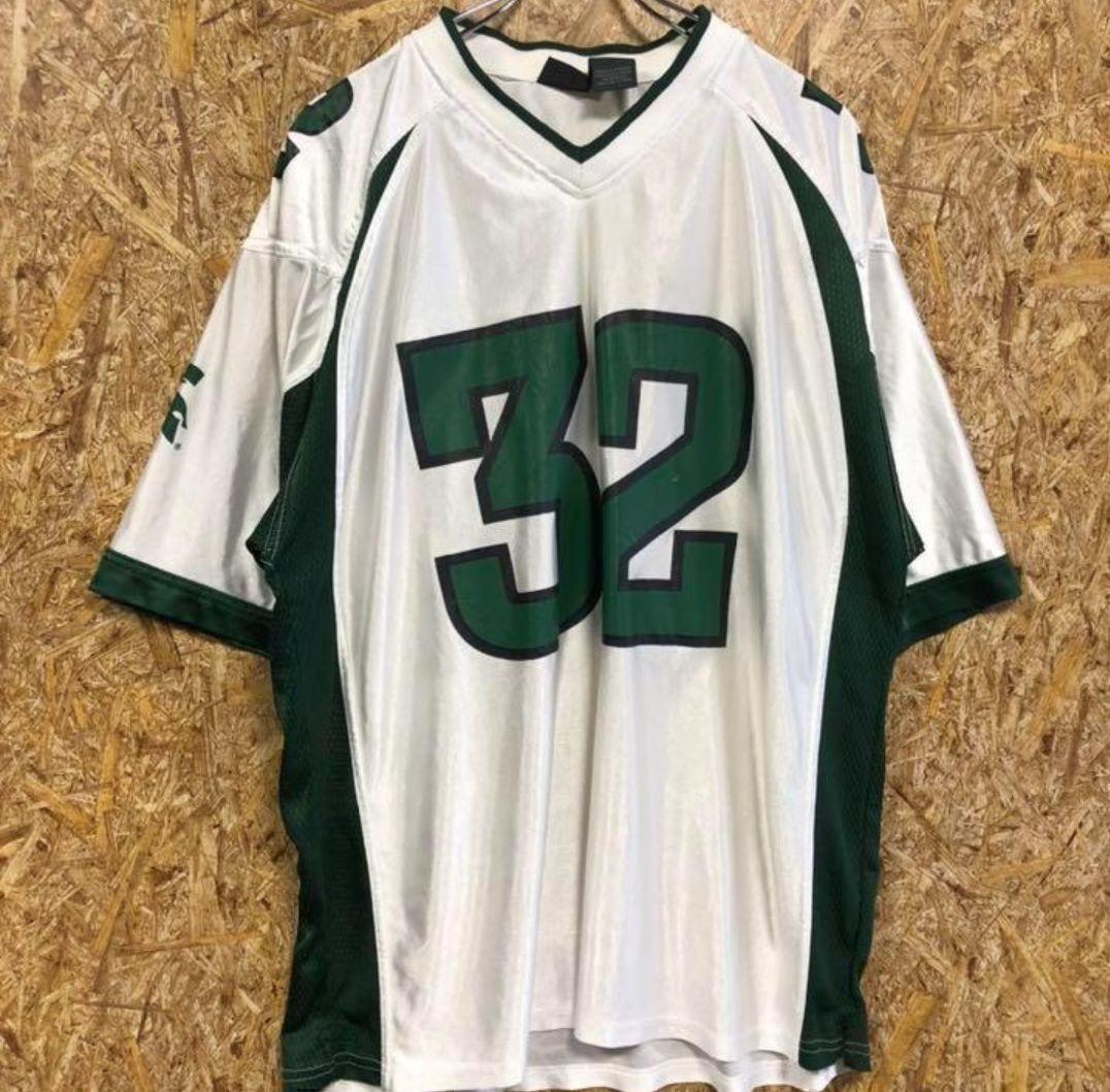 アメフト　Tシャツ　ゲームシャツ　プリントロゴ　 半袖　XL L　大学　古着