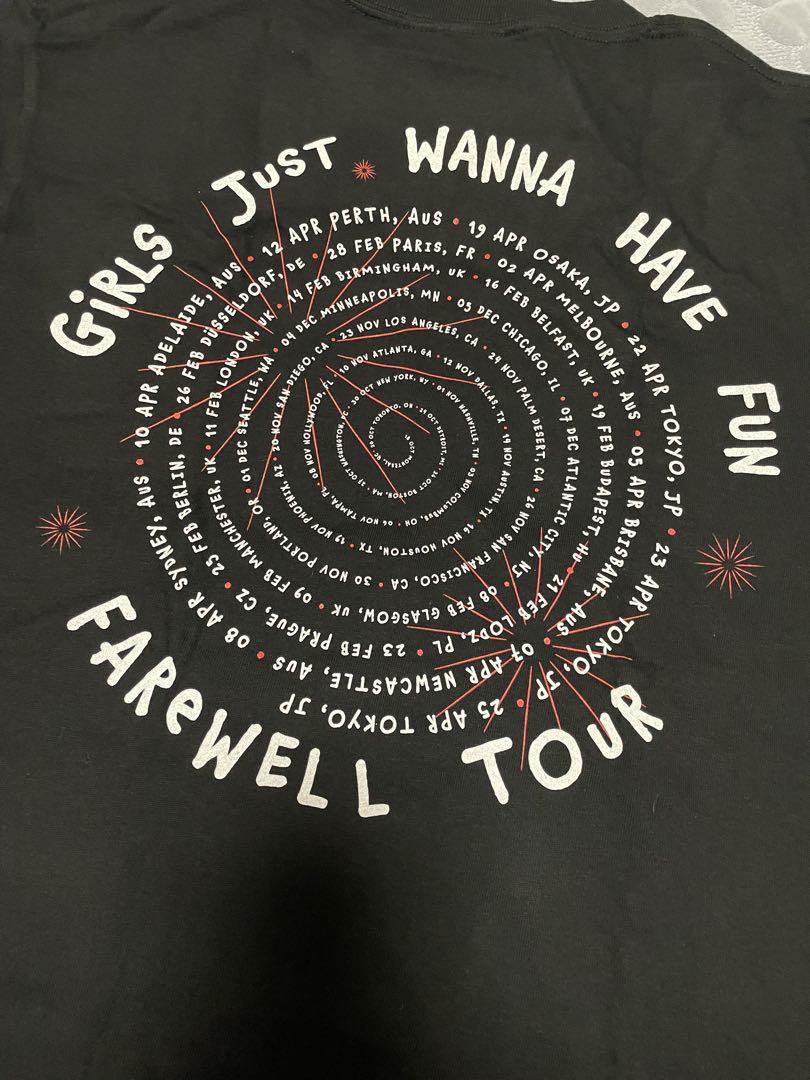 シンディローパー フェアウェルツアー公式Tシャツ M シンディローパー farewellツアー Tシャツ CYNDI LAUPER - メルカリ