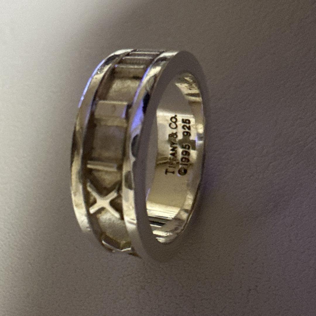TIFFANY＆Co ティファニー アトラス SV925 指輪 約9.5号