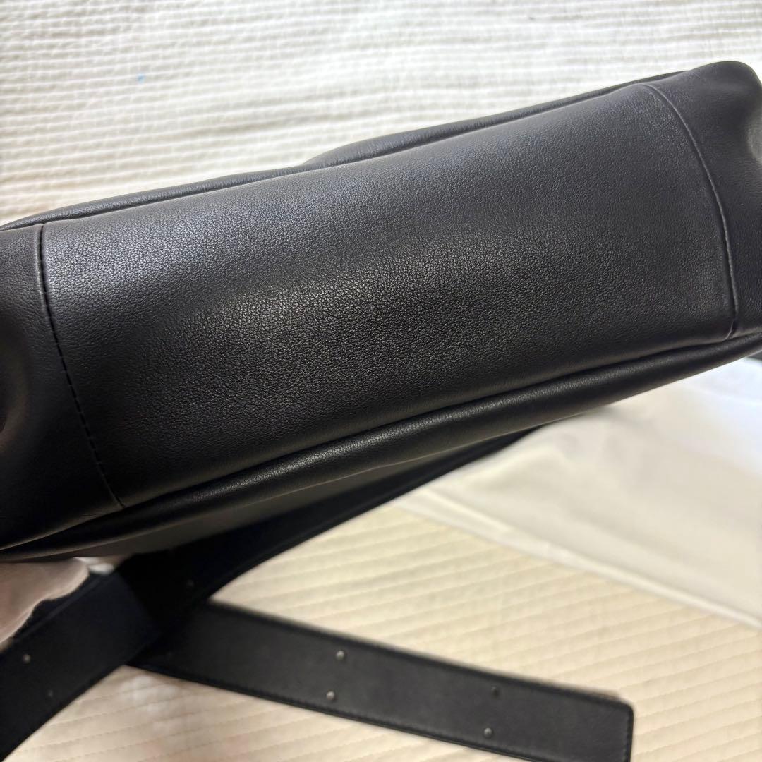 ジルサンダー フラップ　メッセンジャー　レザー スモール ショルダーバッグ