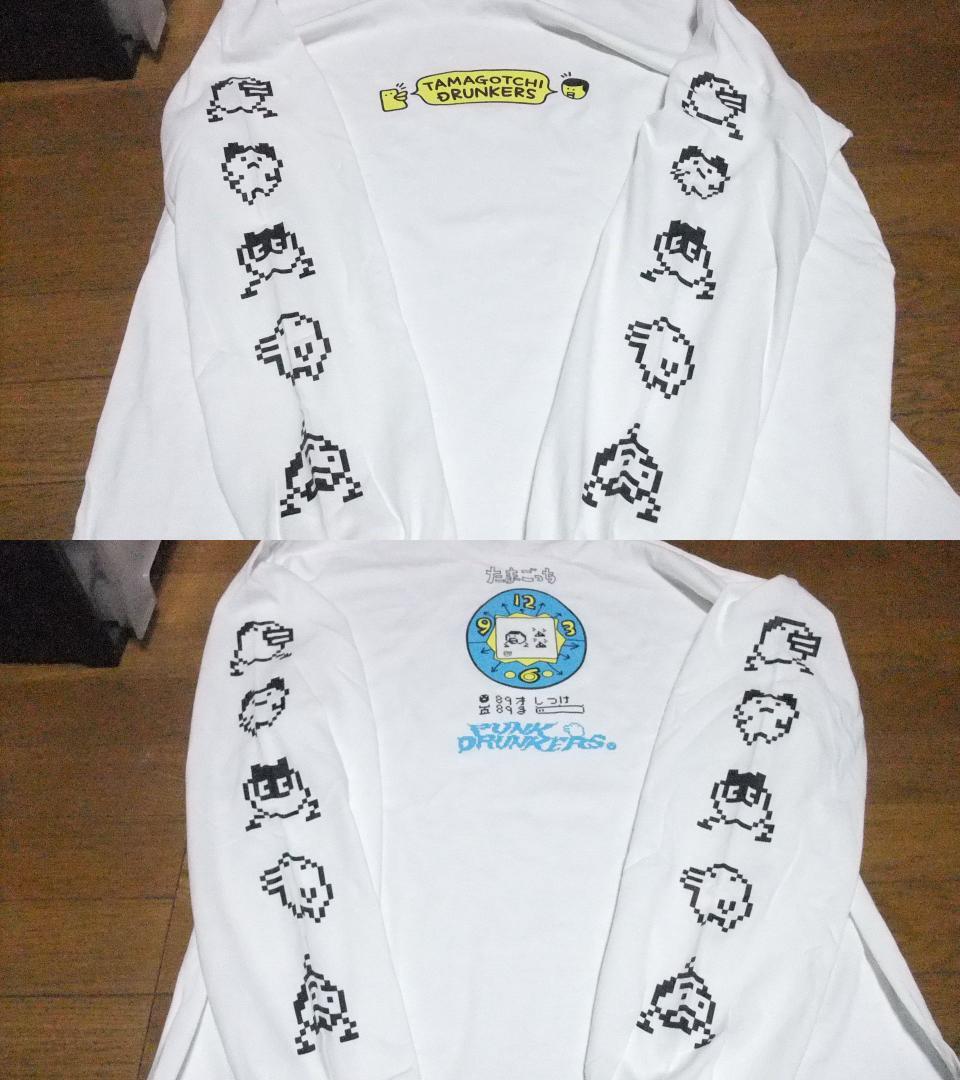 たまごっち XL パンクドランカーズ　バンダイ コラボ ロングTシャツ 未使用 たまごっち XL パンクドランカーズ バンダイ コラボ ロングT