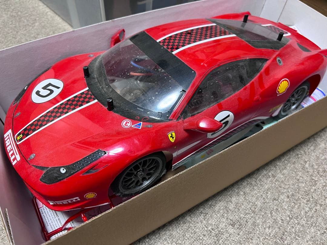 独特な 【送料無料】 フェラーリ458 4WD ラジコン 改造済み 1/10 最終