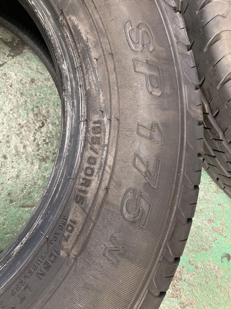 ハイエース タイヤ 4本セット　195/80R15