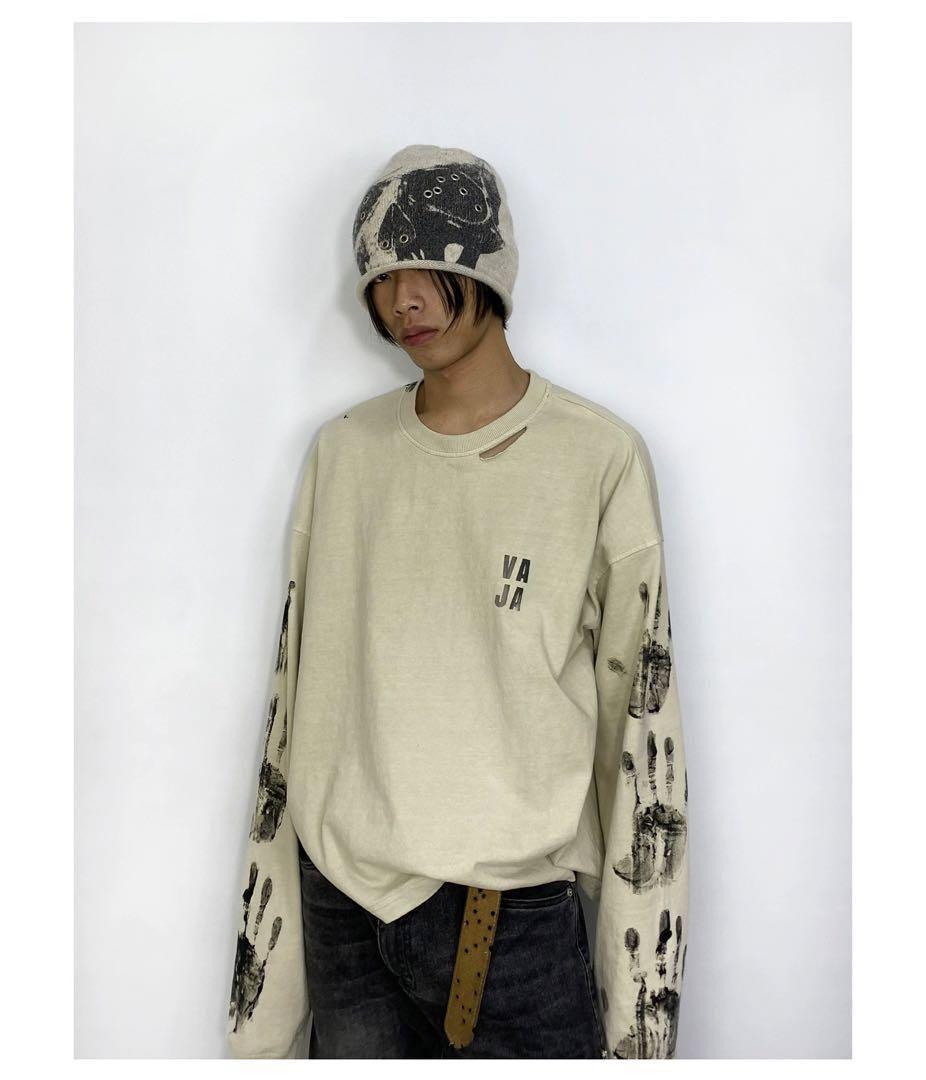 激安特価 VAJAVU 4% ニット帽子 穴あり 新品 帽子