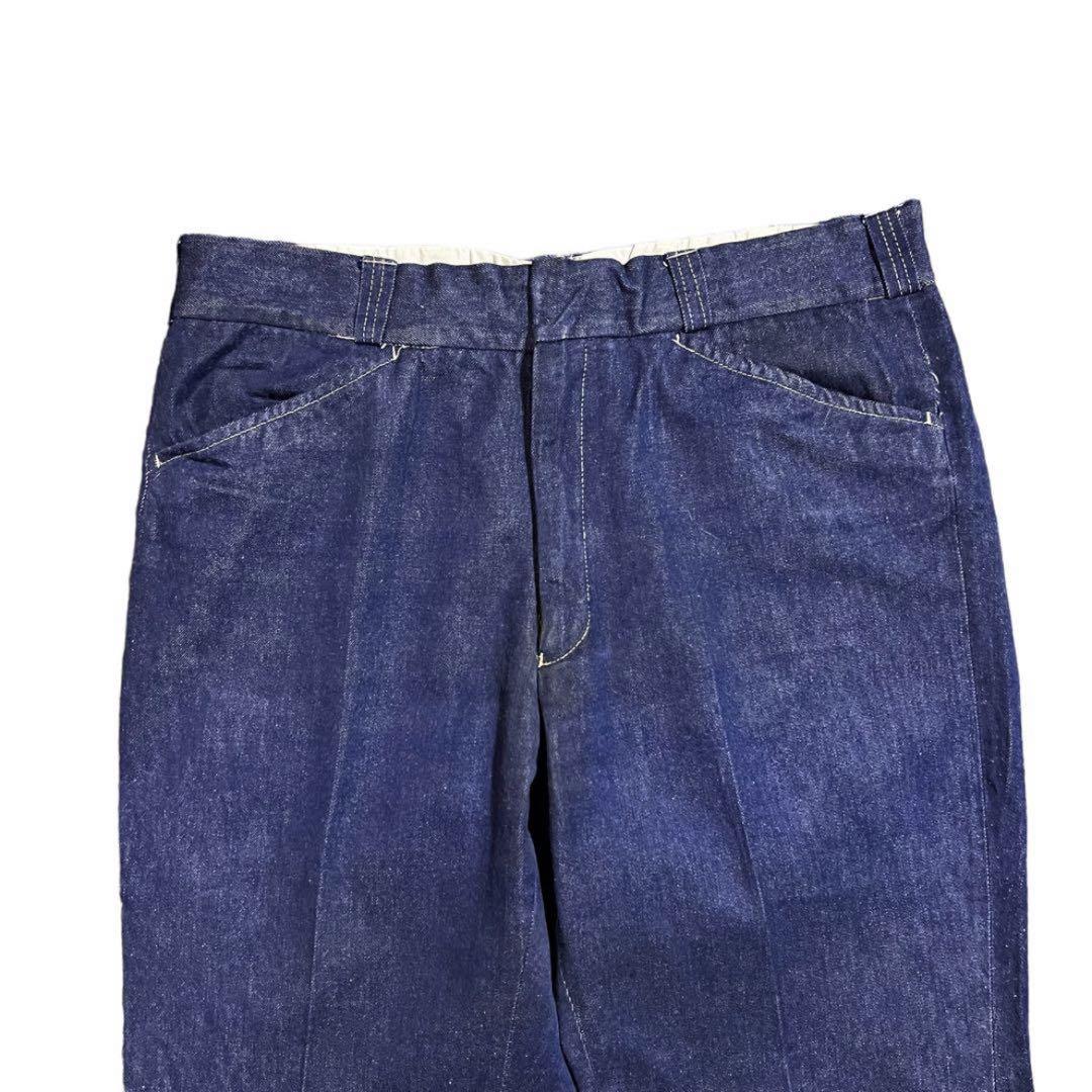 1970's ユーロ フレアデニムパンツ