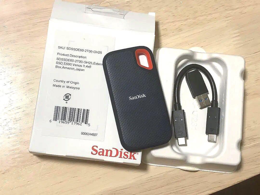 スマホアクセサリー SanDisk SSD 2TB