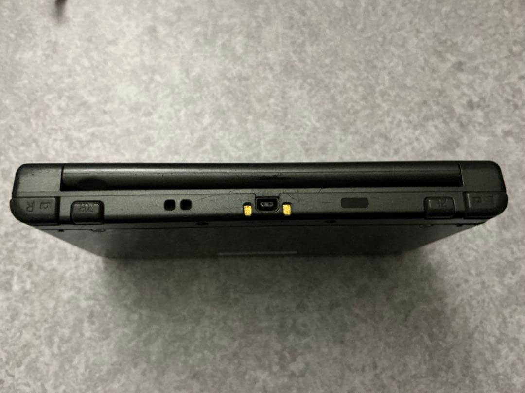 New 3DS LL メタリックブラック 本体 ジャンク品傷や汚れあり UP786_INFO