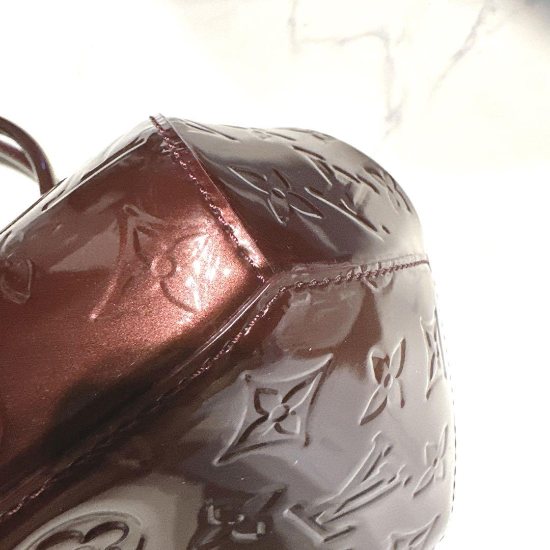超美品】Louis Vuitton 赤 ハンドバッグ シャーウッド ベルニ