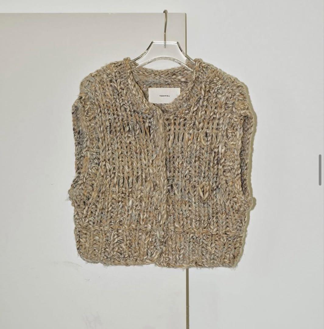 todayfulMix Handknit Vest