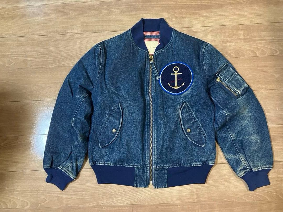 ヴィンテージ KarlHelmut デニムブルゾン ジャケット ピンクハウス LL・Karl Helmut