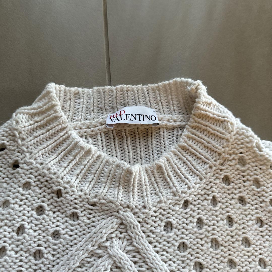 VALENTINO ノースリーブ　サマーニット　RED VALENTINO RED VALENTINO サマーニット