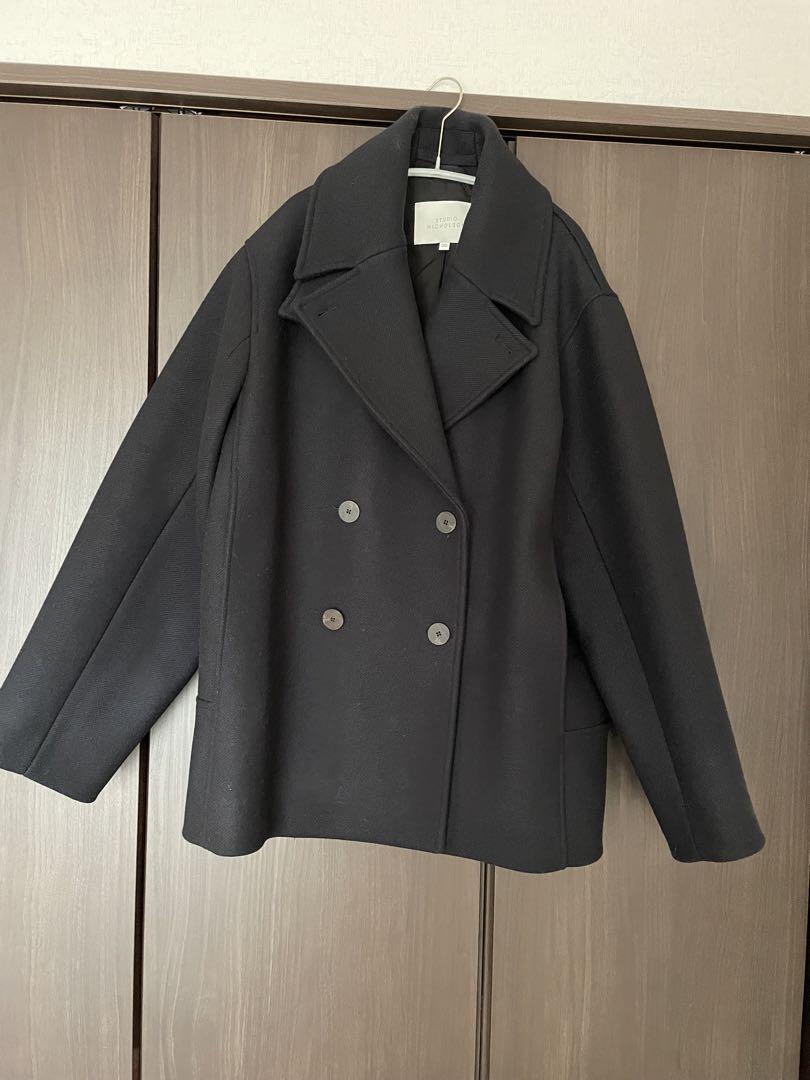 GIVENCHY ブラック ダブルブレスト ピーコート Givenchy ダブルブレスト トレンチコート | ニュートラル