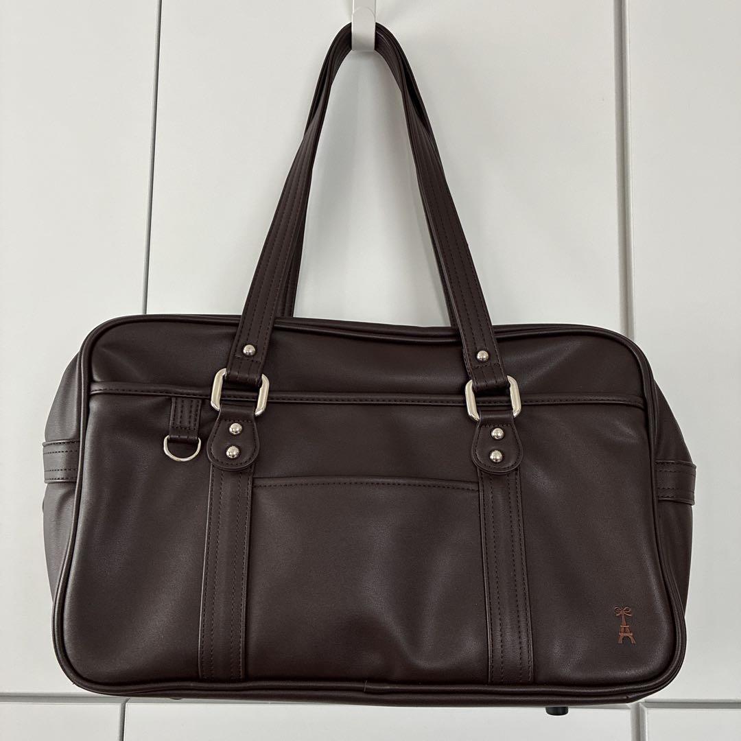 ナルミヤ　スクバ　ダークブラウン　茶色　中古　JK ポンポネット 7,980円