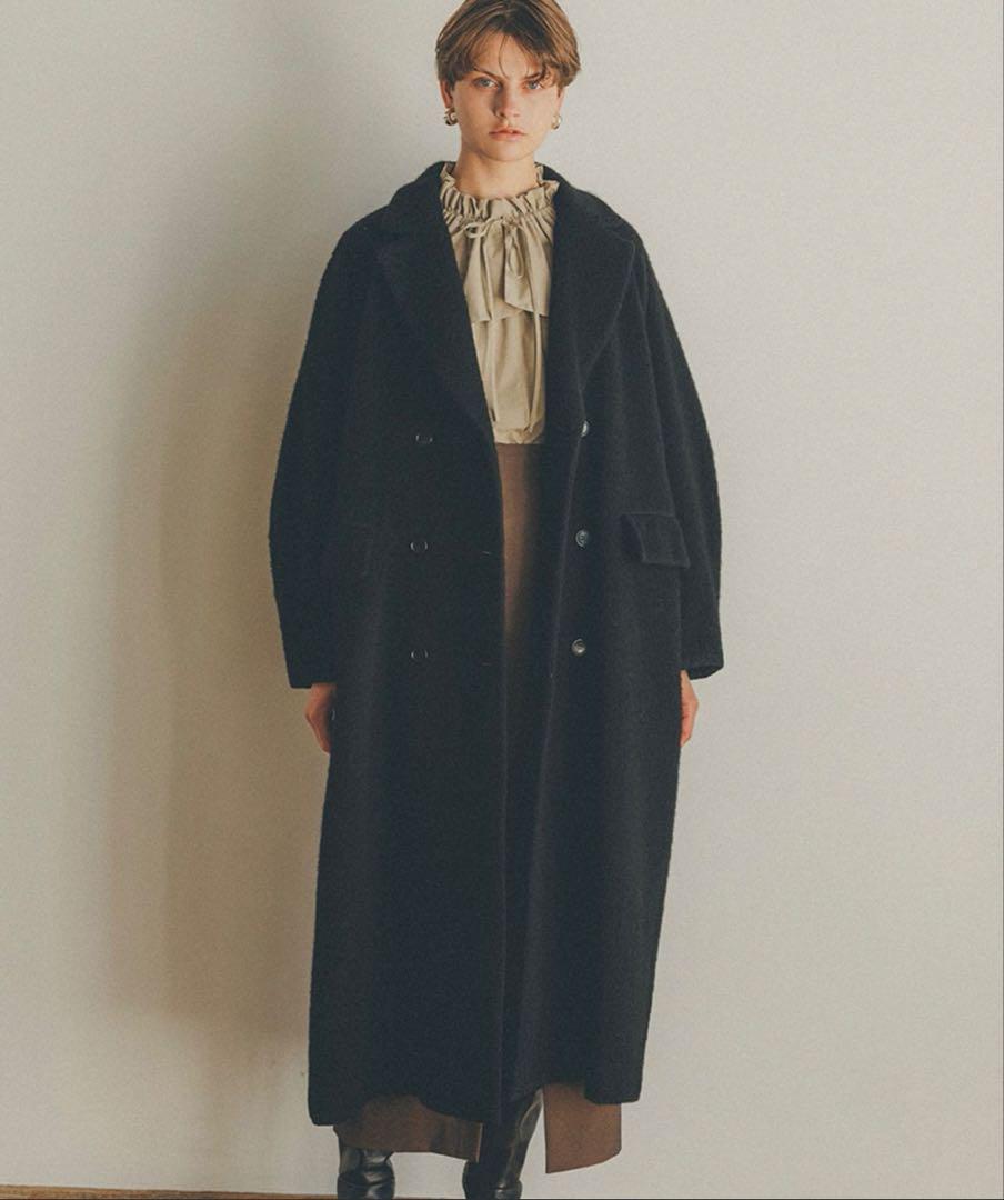 【CLANE(クラネ)】ダブルウールロングコート 11101-0092/サイズ1