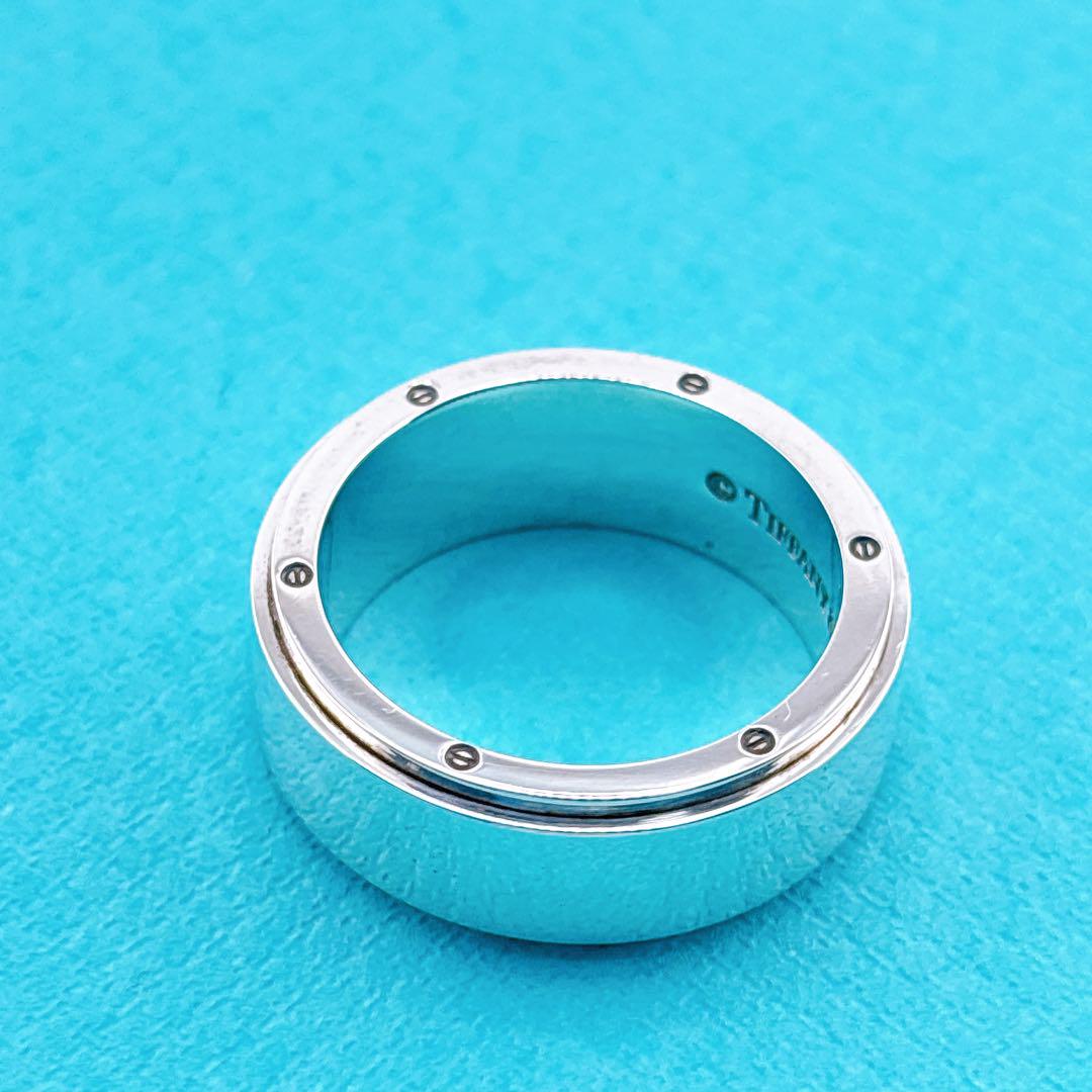 【未使用級】26号 Tiffany ティファニー メトロポリス リング 925