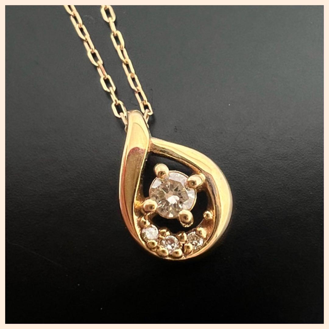 canal4°C ダイヤモンドネックレス K18 美品