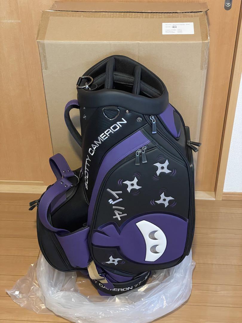 最安値❤スコッティキャメロン　キャディーバッグ　黒 中古 美品】【超希少】 SCOTTY CAMERON スコッティキャメロン