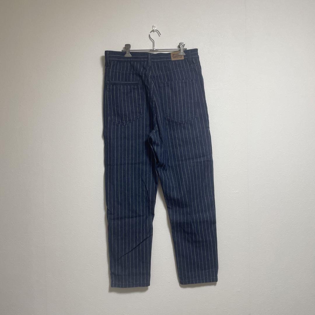 karaku ウォバッシュストライプワークパンツ