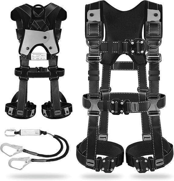 2783-91-63 フルハーネス安全帯 新規格適応 黒 青新品、♥