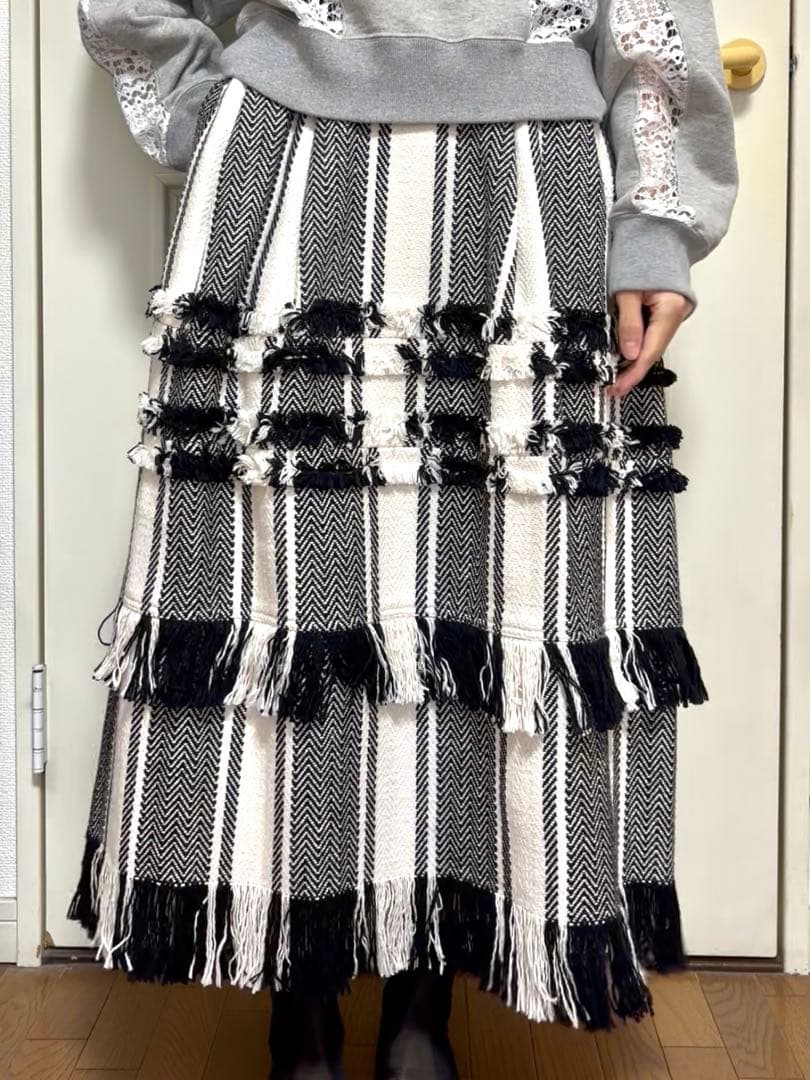 mint designs/フリンジスカート