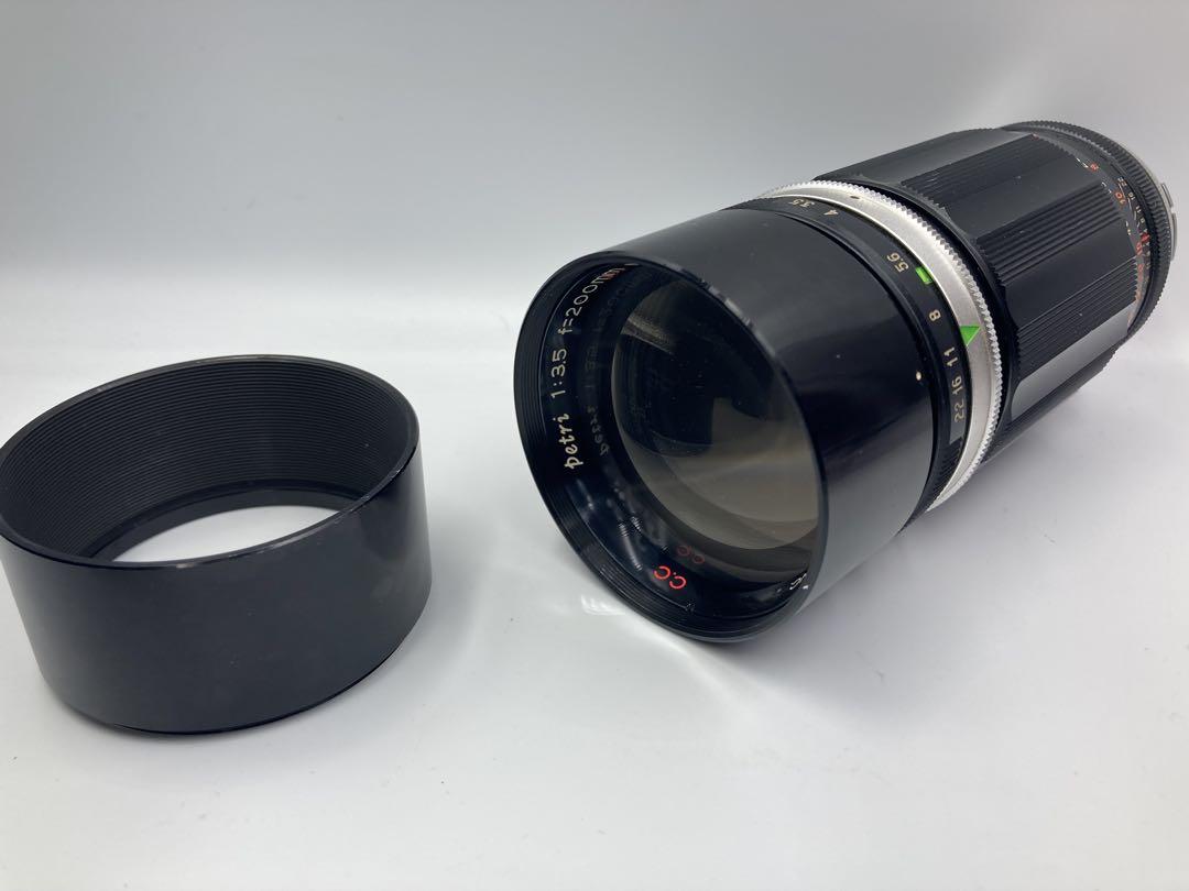作例付き　PETRI 200mm F3.5 ペトリ　管mpr