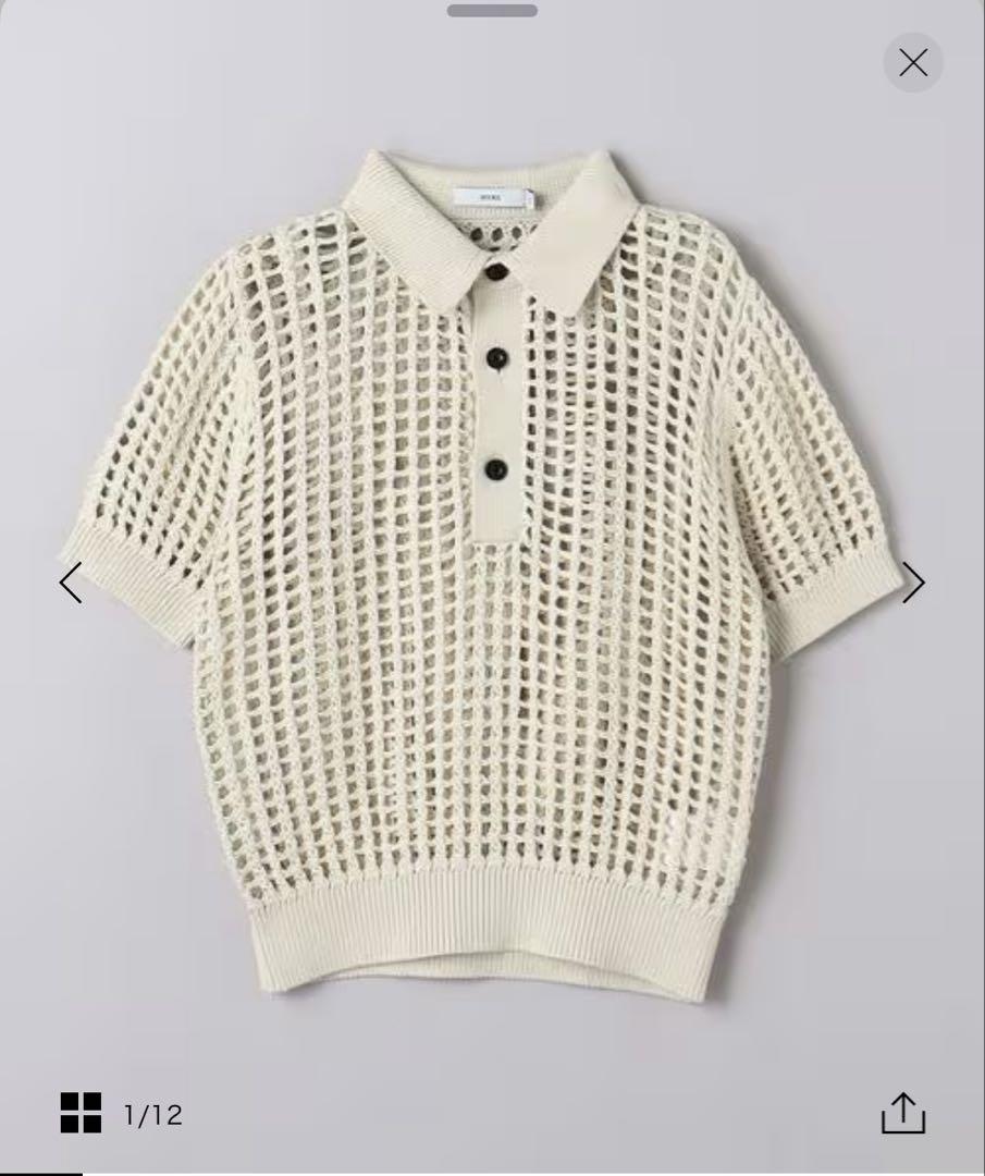 ＜HYKE＞CROCHE ニットプルオーバー