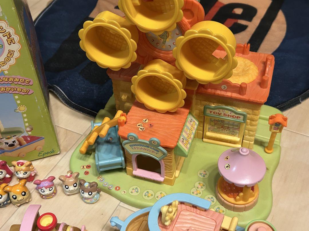 とっとこハム太郎　ハムちゃんずコレクション　ひまわりかんらん車　フィギュア　小物 とっとこ ハム太郎 ひまわり かんらん車 - メルカリ