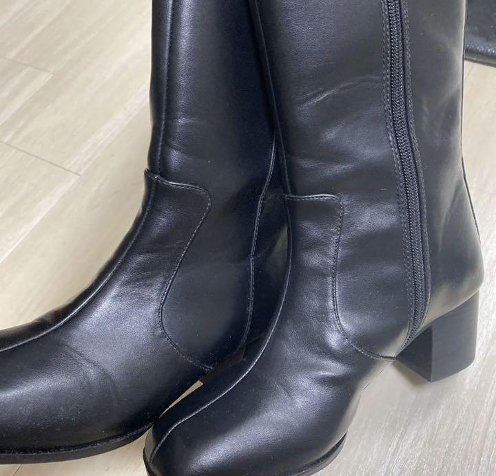 MOUSSY（マウジー）の「SQUARE TOE LONG ブーツ（ブーツ）」 - WEAR