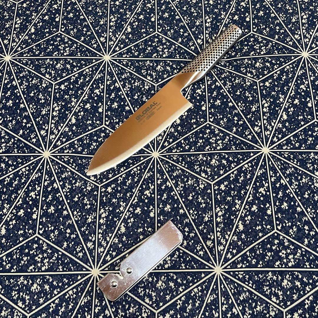 包丁 グローバル 三徳16センチ シャープナーGLOBAL