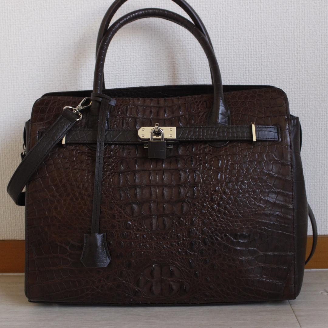 【2025年最新】大人気ブランドの人気アイテム  極美品】RODANIA カイマン 2wayバッグ ブラウン カデナ - メルカリ バッグ