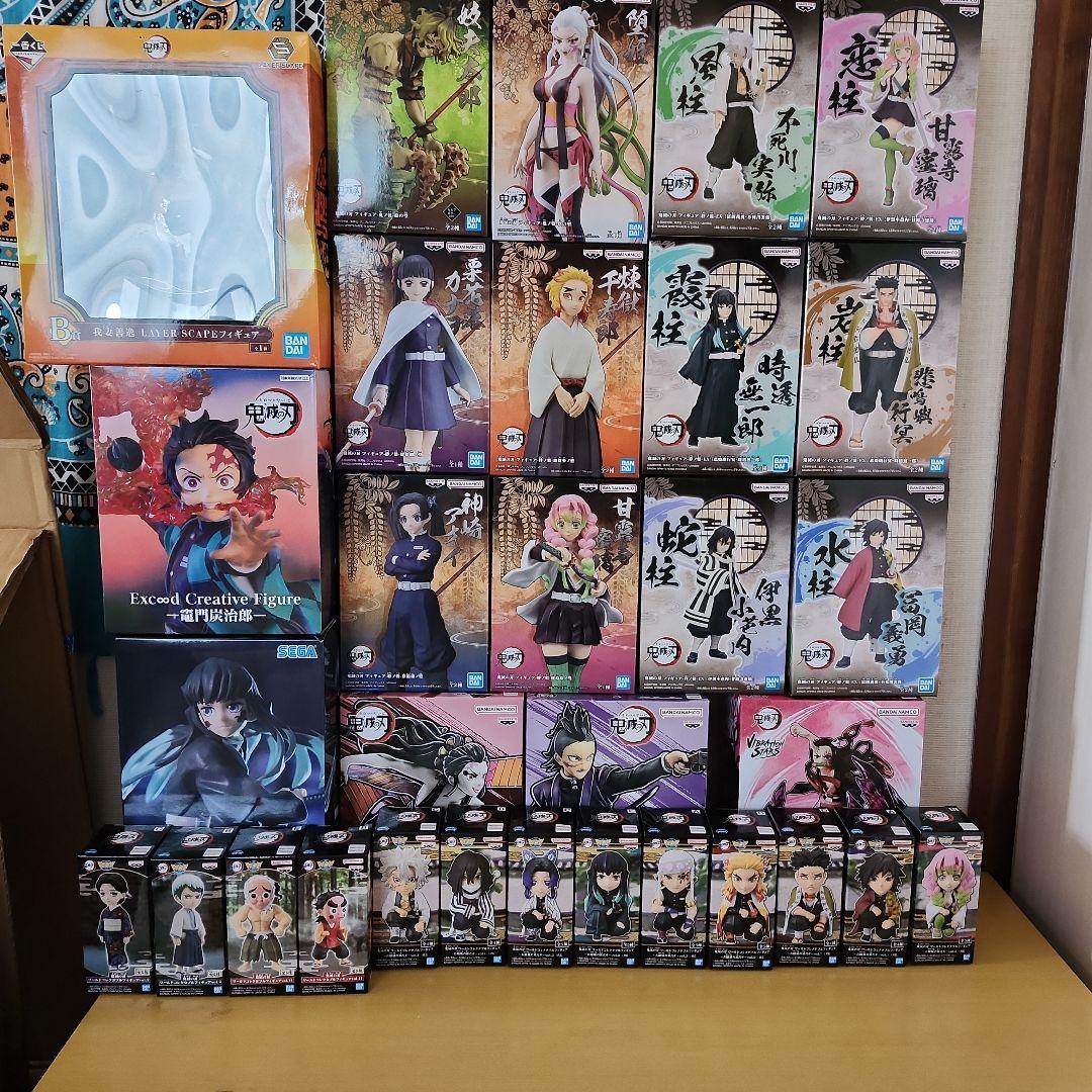 フィギュア詰め合わせ NARUTO ハイキュー ホロライブ 初音ミク 鬼滅の刃 鬼滅の刃フィギュア