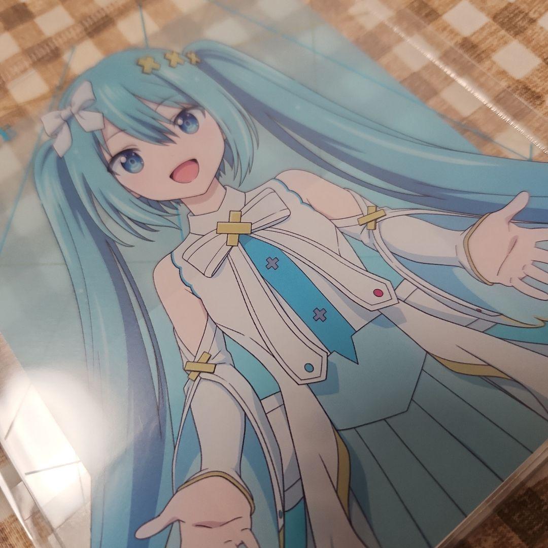 開かれた窓のセカイの初音ミク バツミク クリアミニ色紙