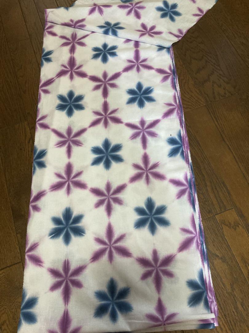 雪花絞り　反物　①