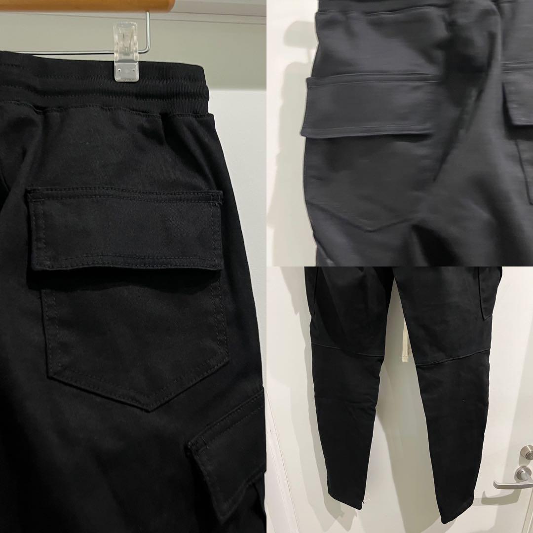 抜群のストレッチ性有りジップカーゴパンツ