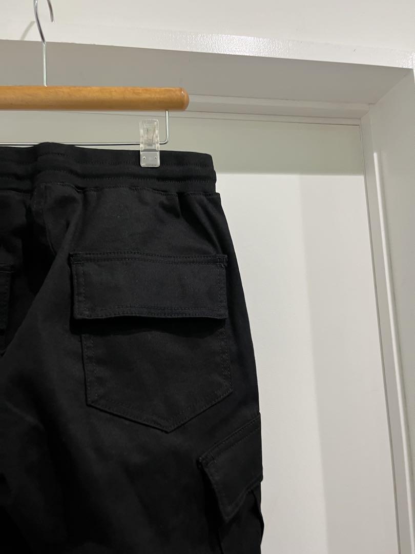 抜群のストレッチ性有りジップカーゴパンツ 最小サイズXS