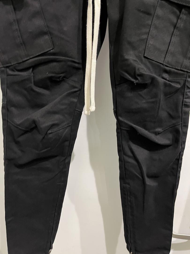 抜群のストレッチ性有りジップカーゴパンツ