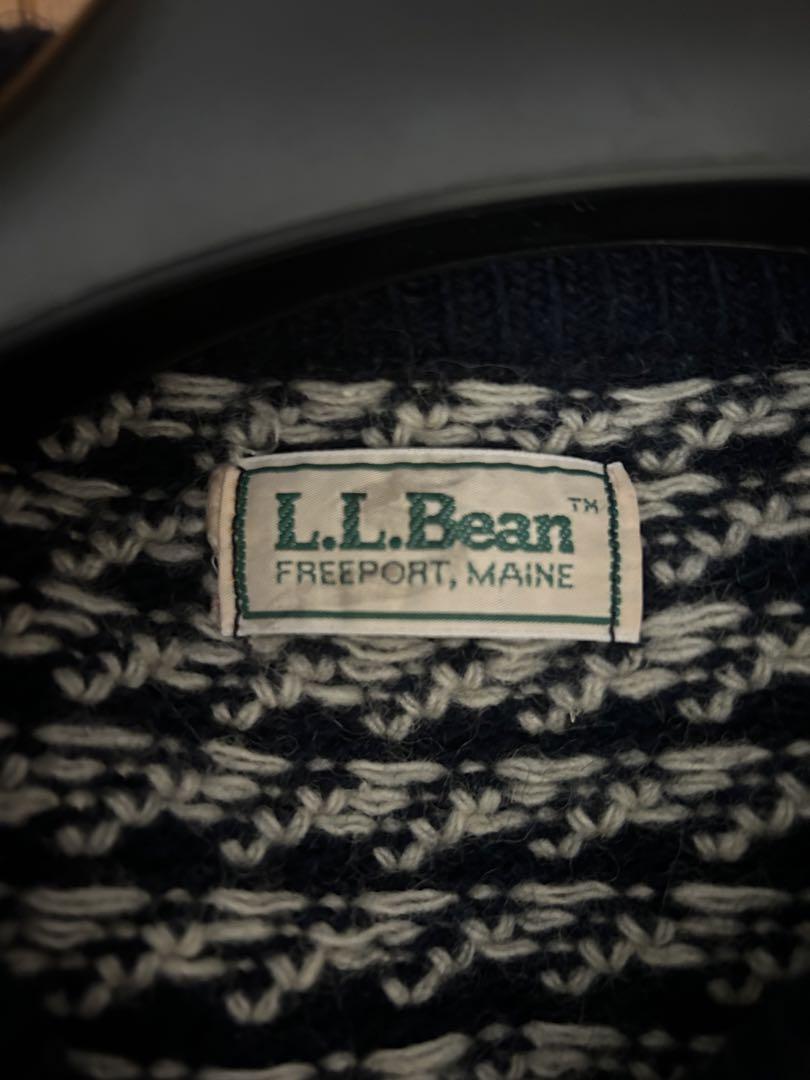 【80s】llbean バーズアイニット 在原みゆ紀 有名人着用